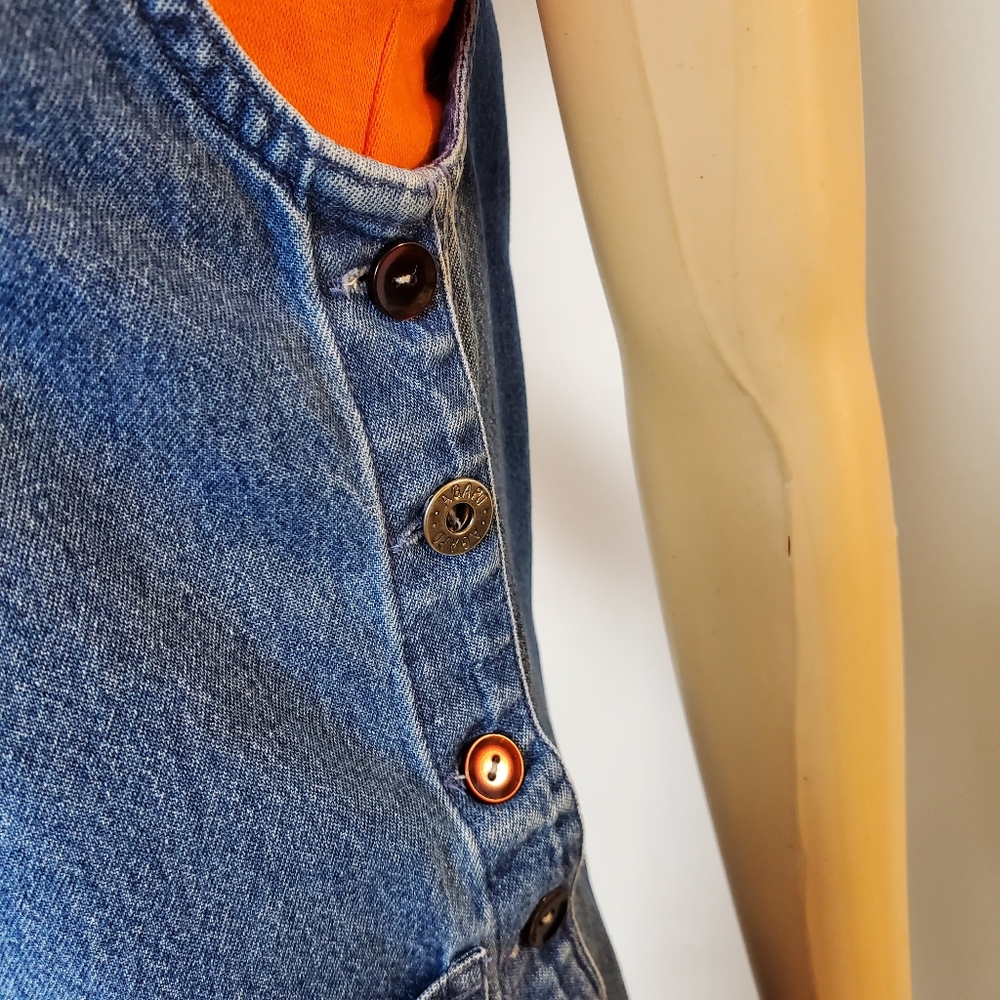 SOLD Vtg denim over-all dress - Picture 7 of 15